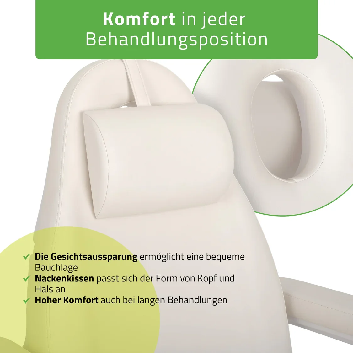 Kosmetikliege elektrisch ELARA PRO 6P - multifunktionaler Kosmetikstuhl