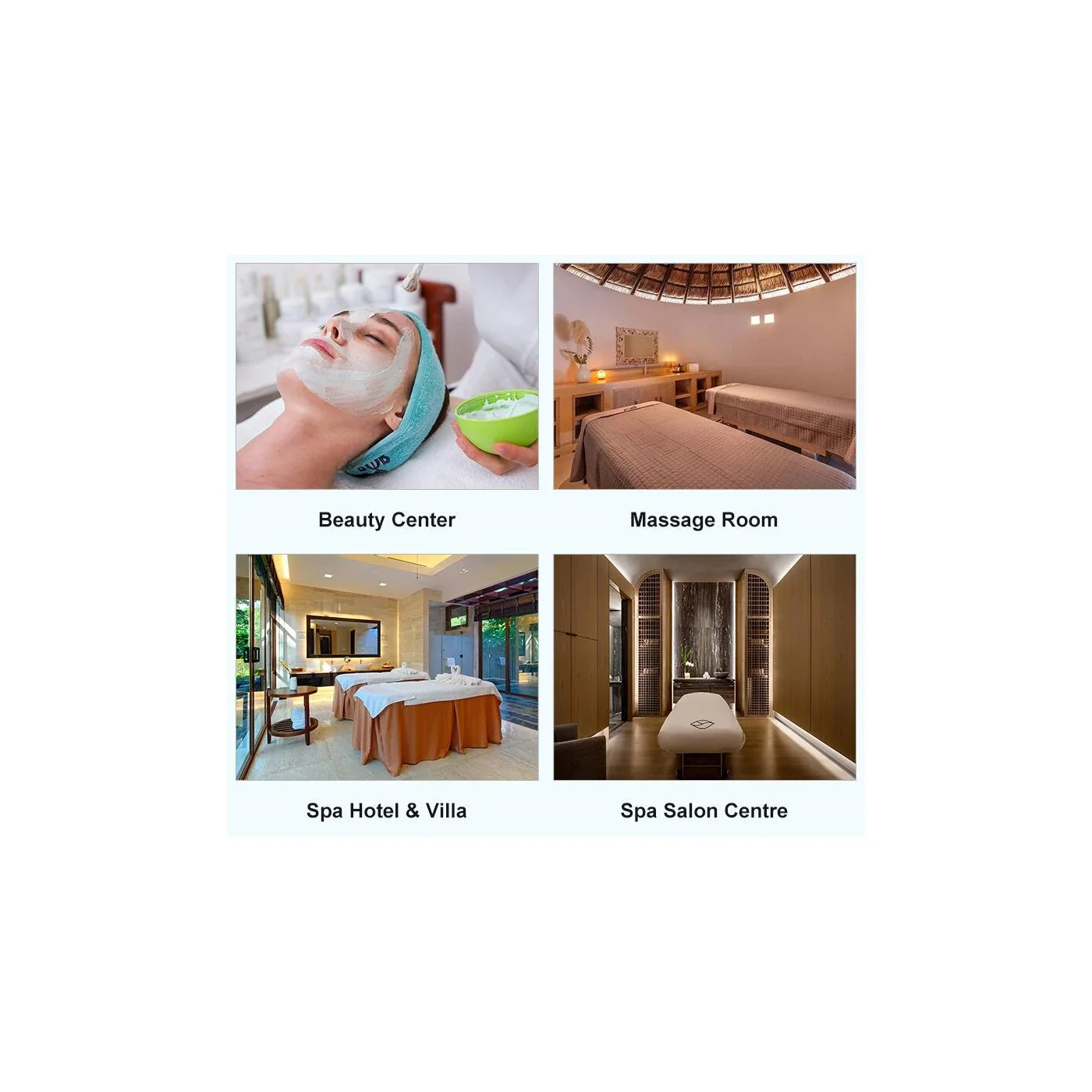 Master Massage Union Electric Spa Bed | Dual-Tower Salon & Beauty Treatment Couch