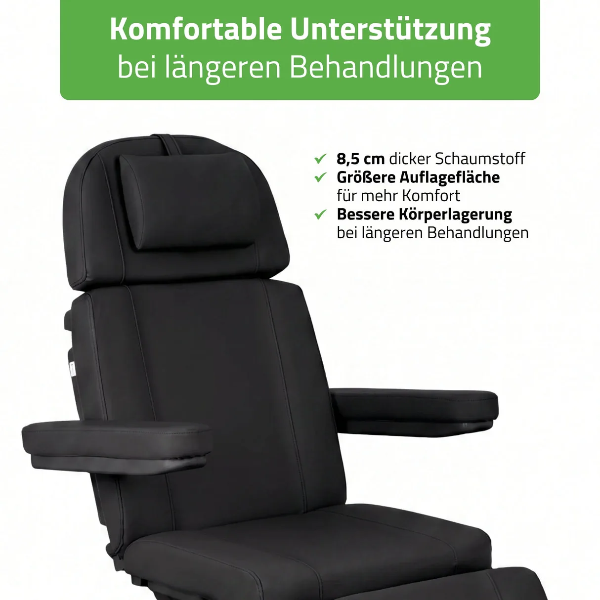 TAVIA – Kosmetikstuhl elektrisch mit 3 Motoren