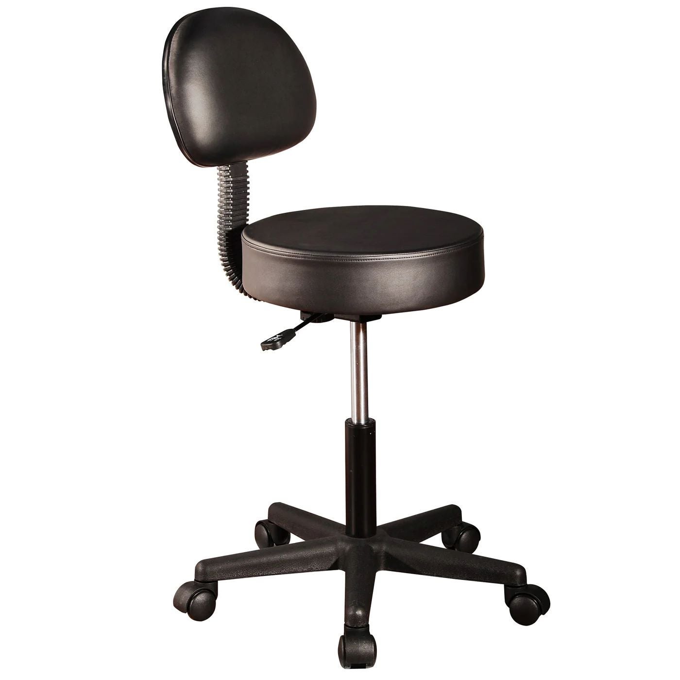 Ergonomic Rolling Stool with Backrest Ergonomic Rolling Stool with Backrest
