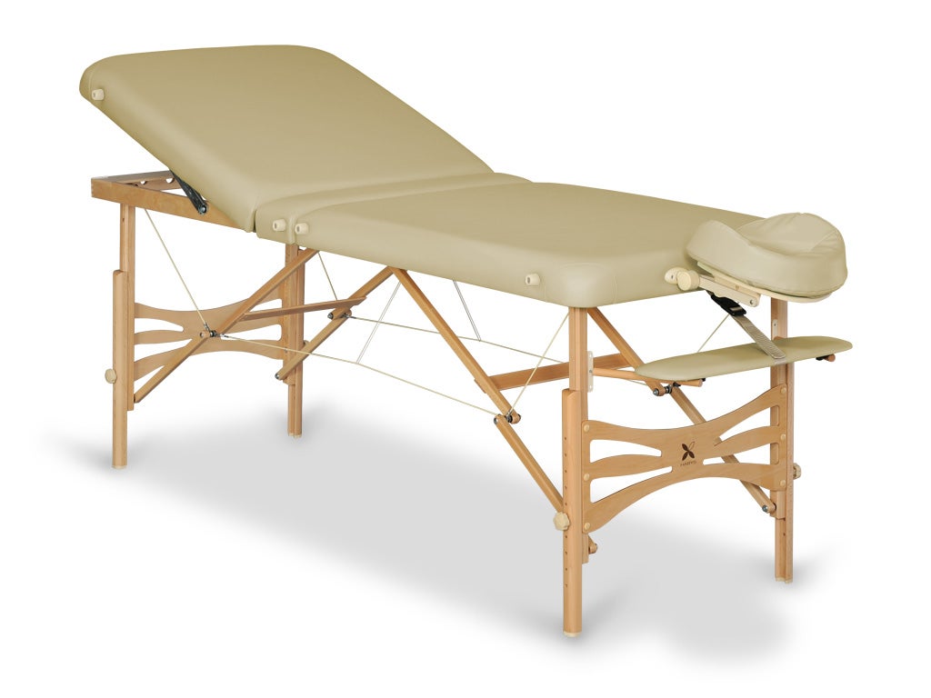 Behandlungsliege-Rueckenlehne-HABYS-PANDA-PLUS-beige Mobile Massageliege HABYS PANDA Plus Individual Serie