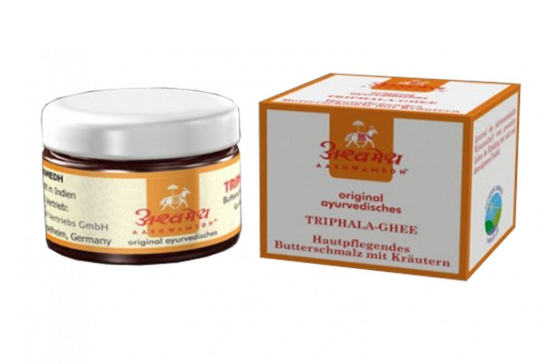 trriphala-ghee Triphala Kräuter-Ghee - indisches Ghee für Ayurveda-Massagen