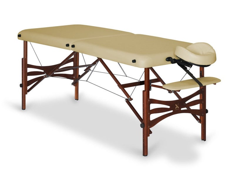 Klappbare Holz-Massageliege für mobile Massage und Hausbesuche