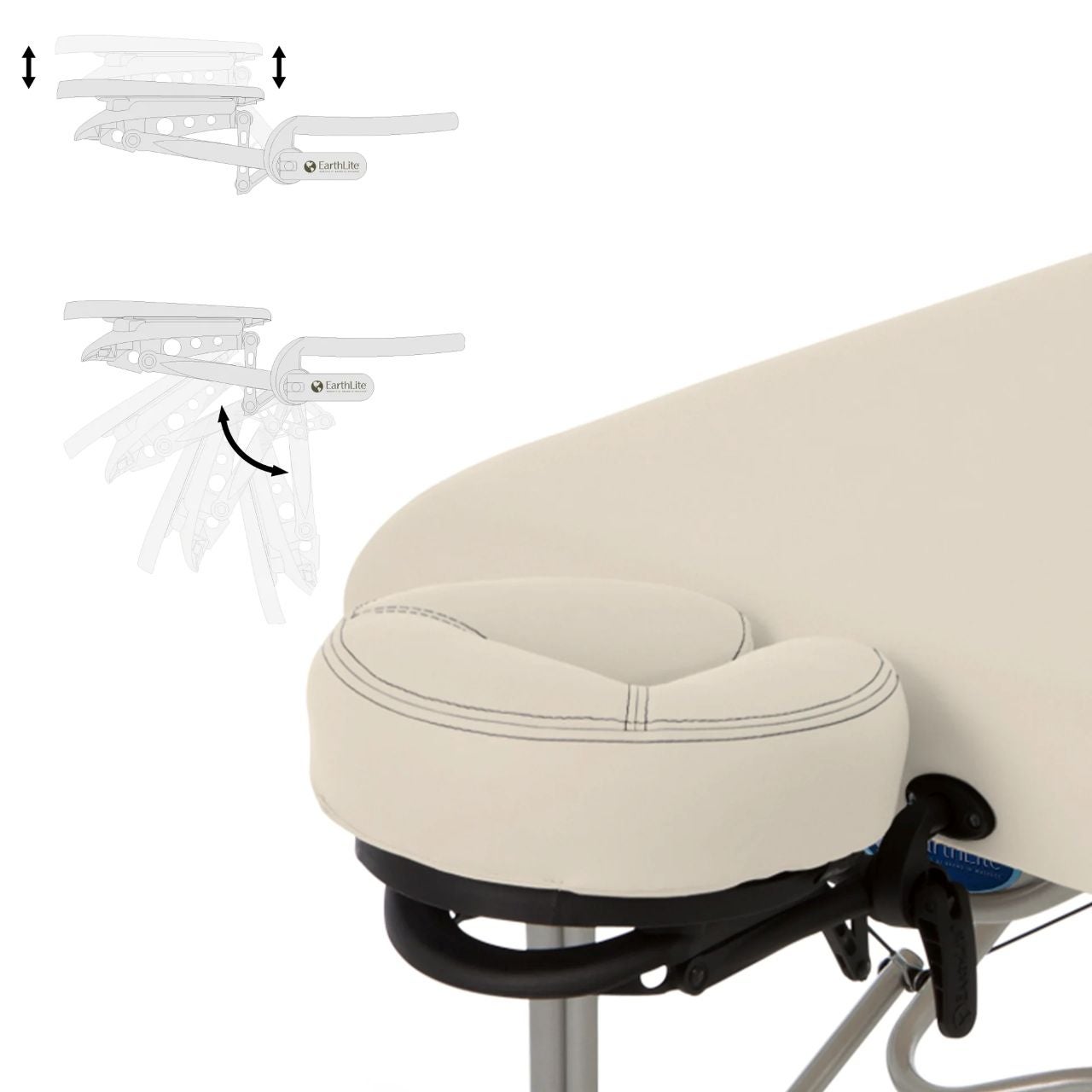 Earthlite  Profi Gesichtskissen für die Massageliege in der Farbe vanilla creme