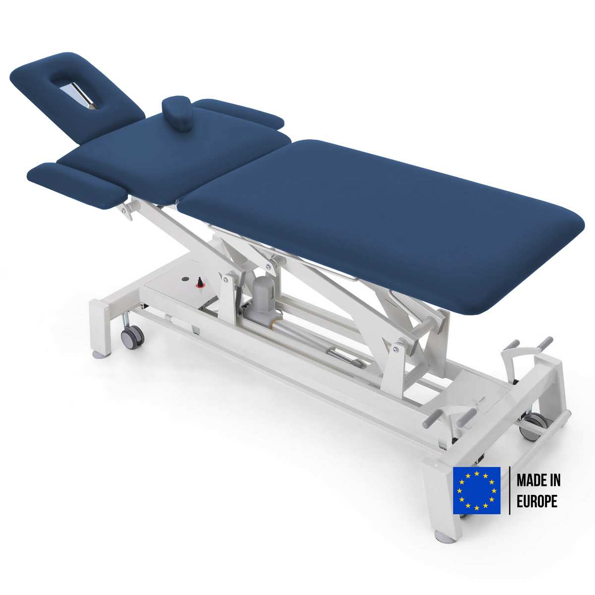 OSTEO-Stockholm-Behandlungsliege-blau Osteopathieliege STOCKHOLM Osteo | multivariabel