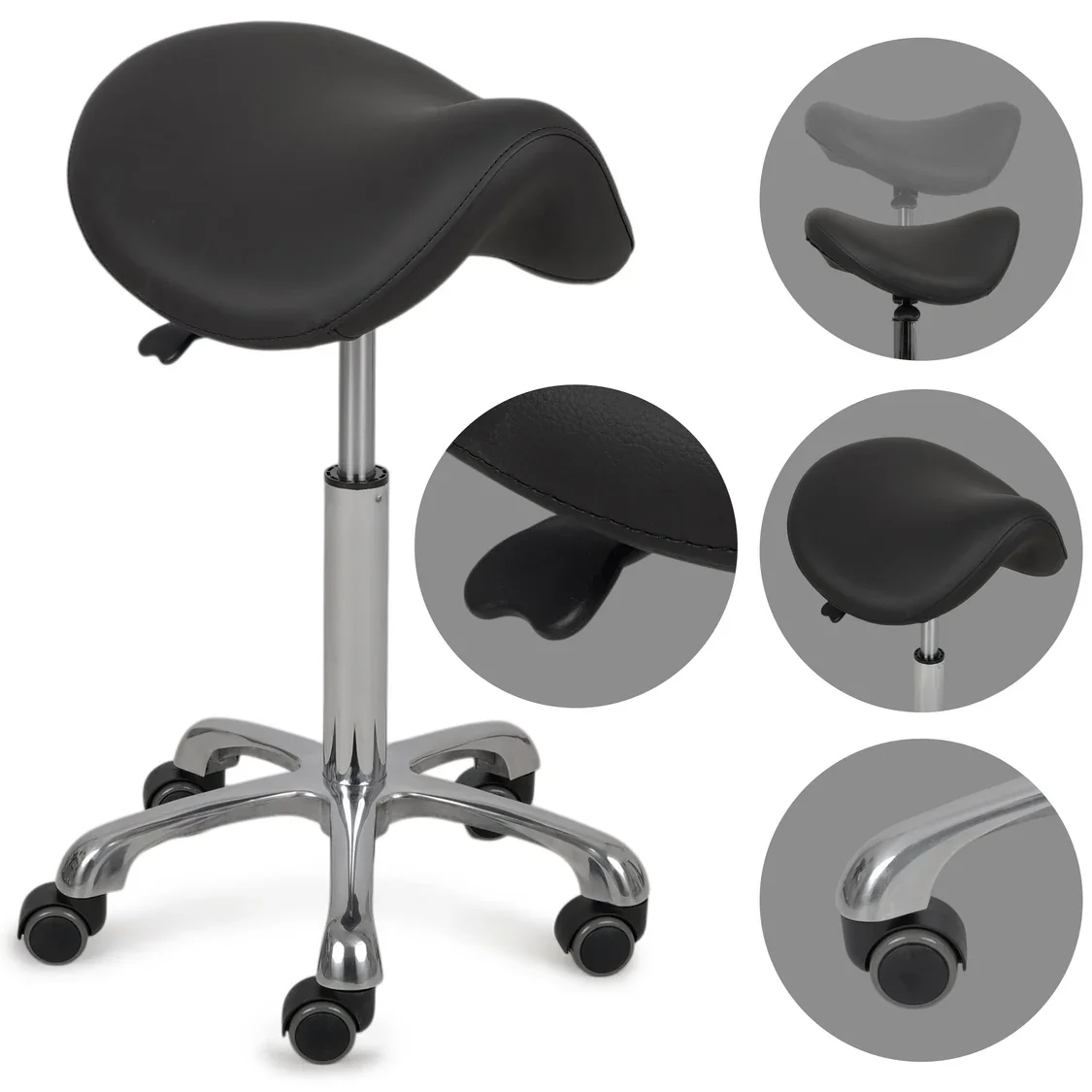 HABYS ALMA Ergo Sattelhocker | höhenverstellbar 55–75 cm