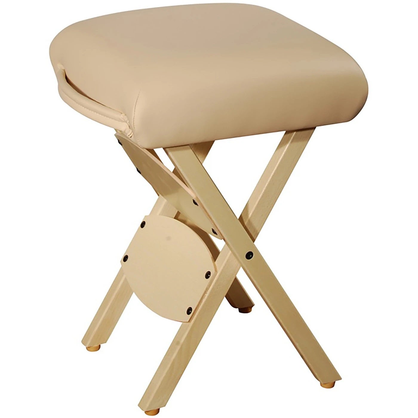 Massagehocker-Klapphocker-Klappstuhl-Kosmetikhocker-0x Klapphocker faltbar aus Buchenholz - sehr leicht