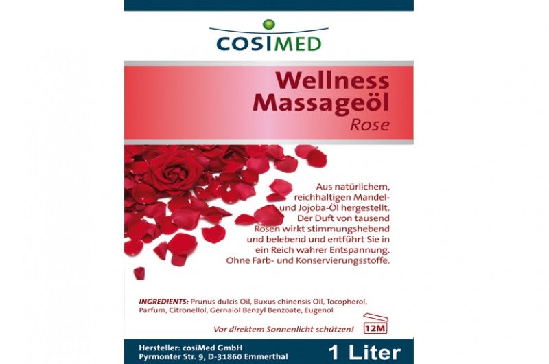 COSIMED Massageöl Wellness ROSE - Details