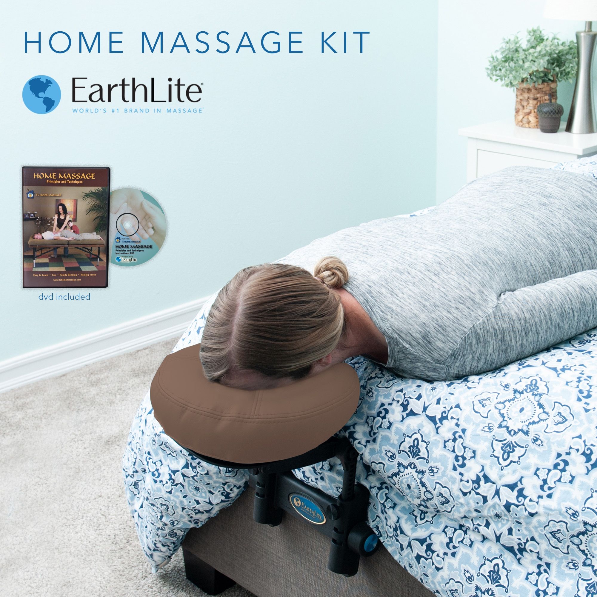 EARTHLITE Home Massage Kit for Bed & Mattress