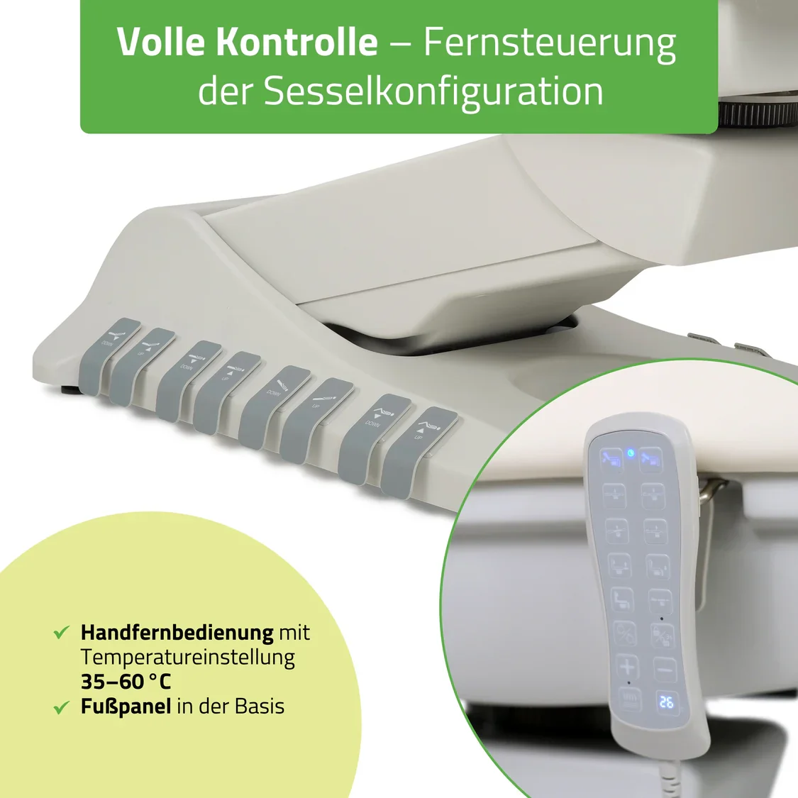 Kosmetikstuhl elektrisch Luxoria PRO5 - Multi - elektrische Kosmetikliege