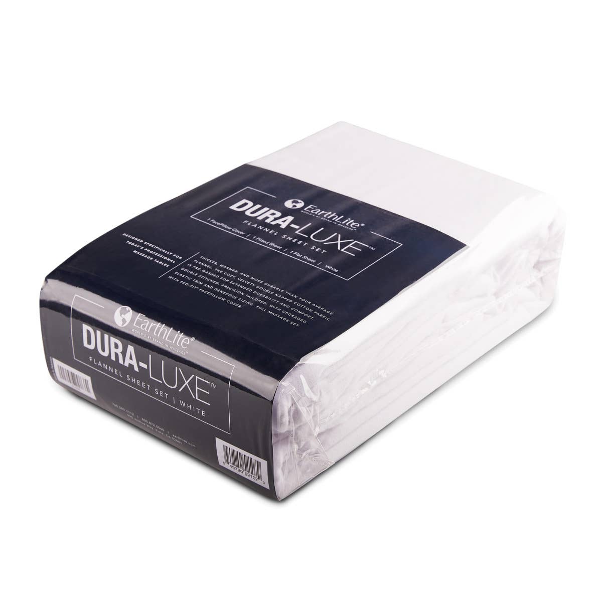 deluxe-flannel-sheet-set-white-Earthlite LUXUS Flanell Laken-Set Liegenbezug (3-teilig) - DURA-LUXE