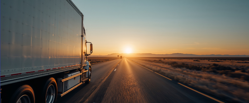 LKW, Hänger, Straßenverkehr, Sonnenuntergang, Straßen