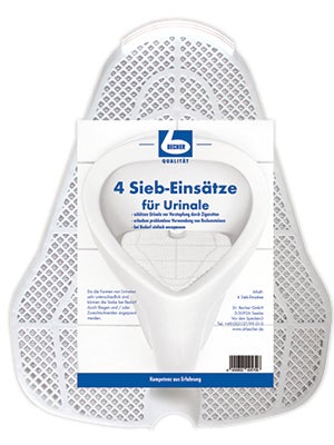 Siebeinsätze für Urinale 4 Stk.