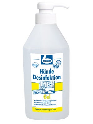 Hände Desinfektion Gel mit Pumpspender 1 Liter