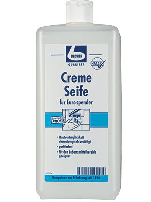 Creme Seife für Eurospender ohne Parfüm 1 Liter