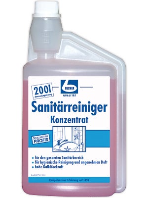 Sanitärreiniger Konzentrat Dosierflasche 1 Liter