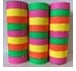 Luftschlangen Neon Disko leuchtet unter Schwarzlicht 3er Pack / 4/9er / Preis je 99 Pack / 297 Rollen