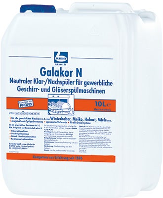Galakor N Klar-/Nachspüler für gewerbliche Geschirrspülmaschinen 10 Liter