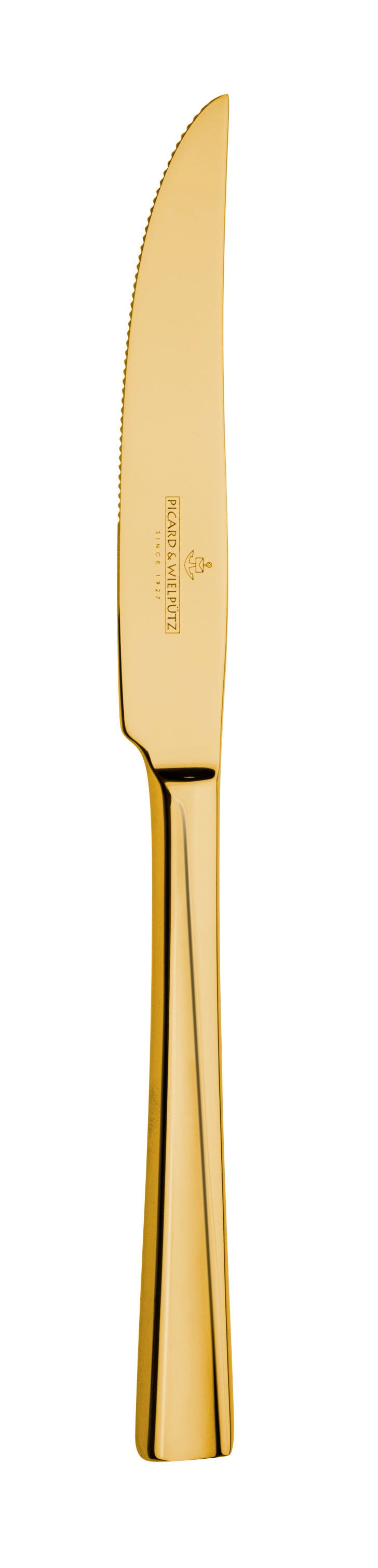 MONTEREY 6160PVD-Gold, Steakmesser Monoblock, 221 mm