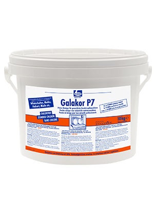 Galakor P7 Pulver Reiniger für gewerbliche Geschirrspülmaschinen 10 Kg.