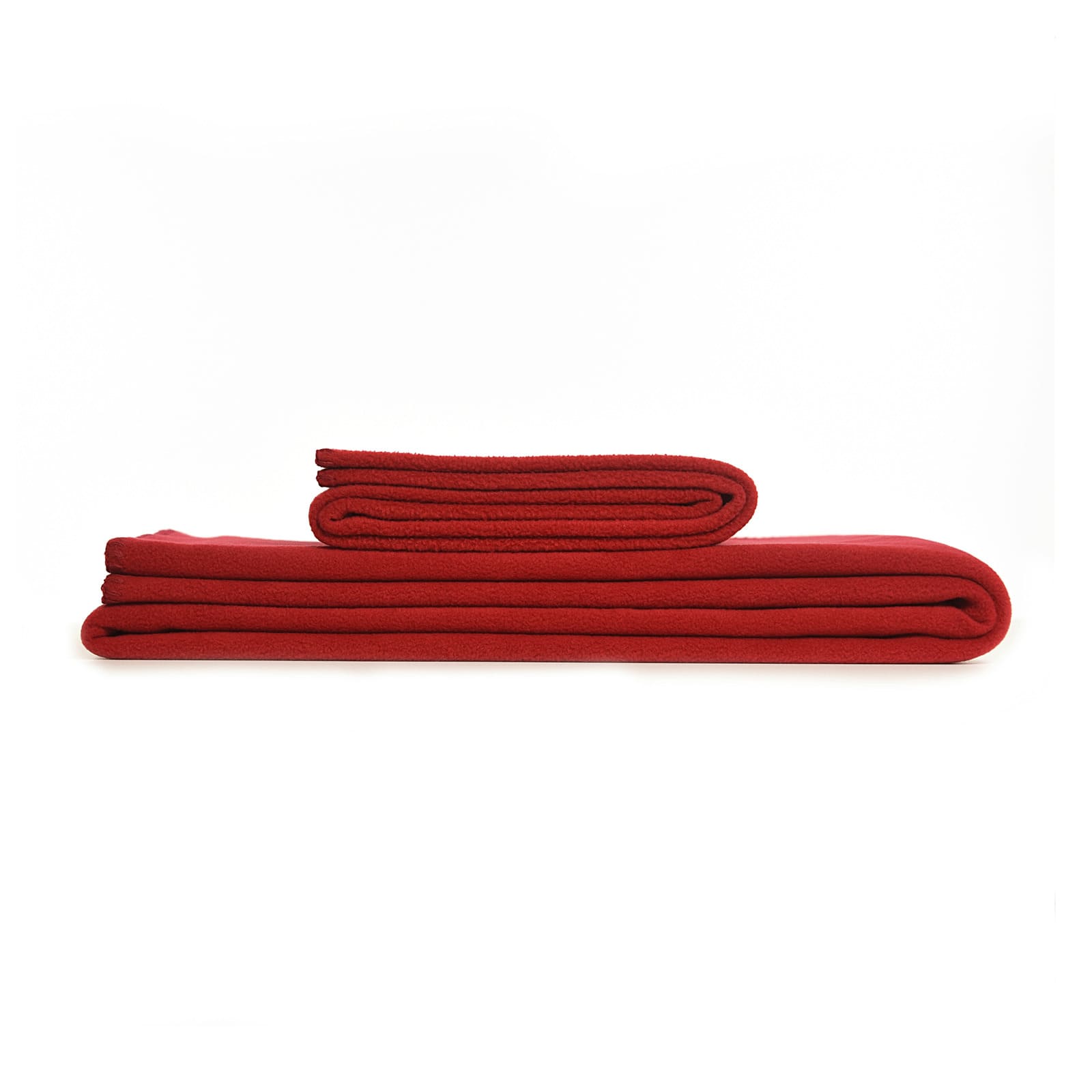 Fleece Decke in rot