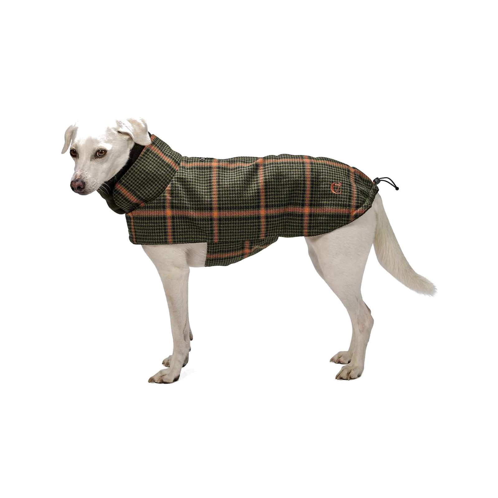 Dog Coat Brooklyn Flannel Tartan Green