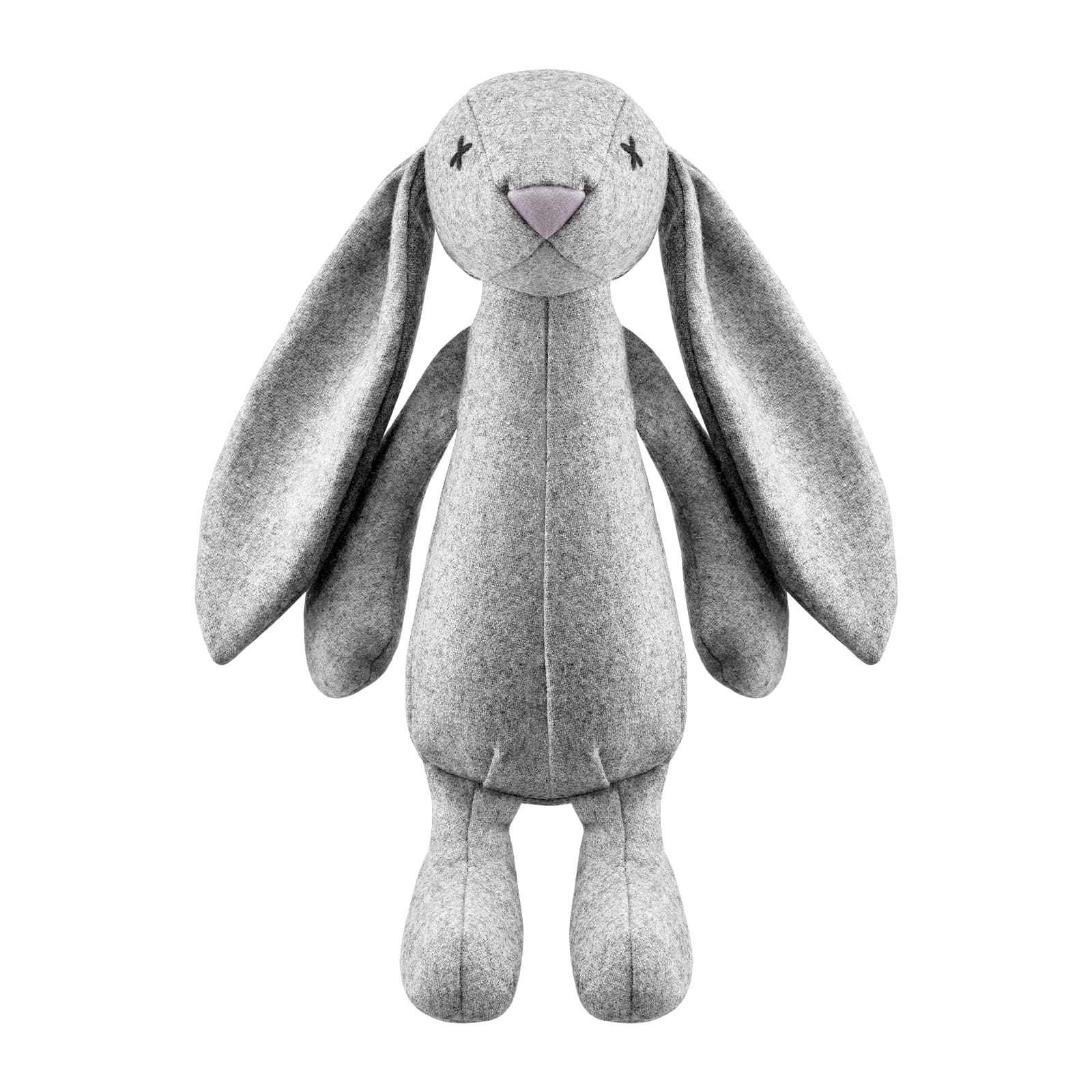 Grauer Spielzeug Hase Stoff