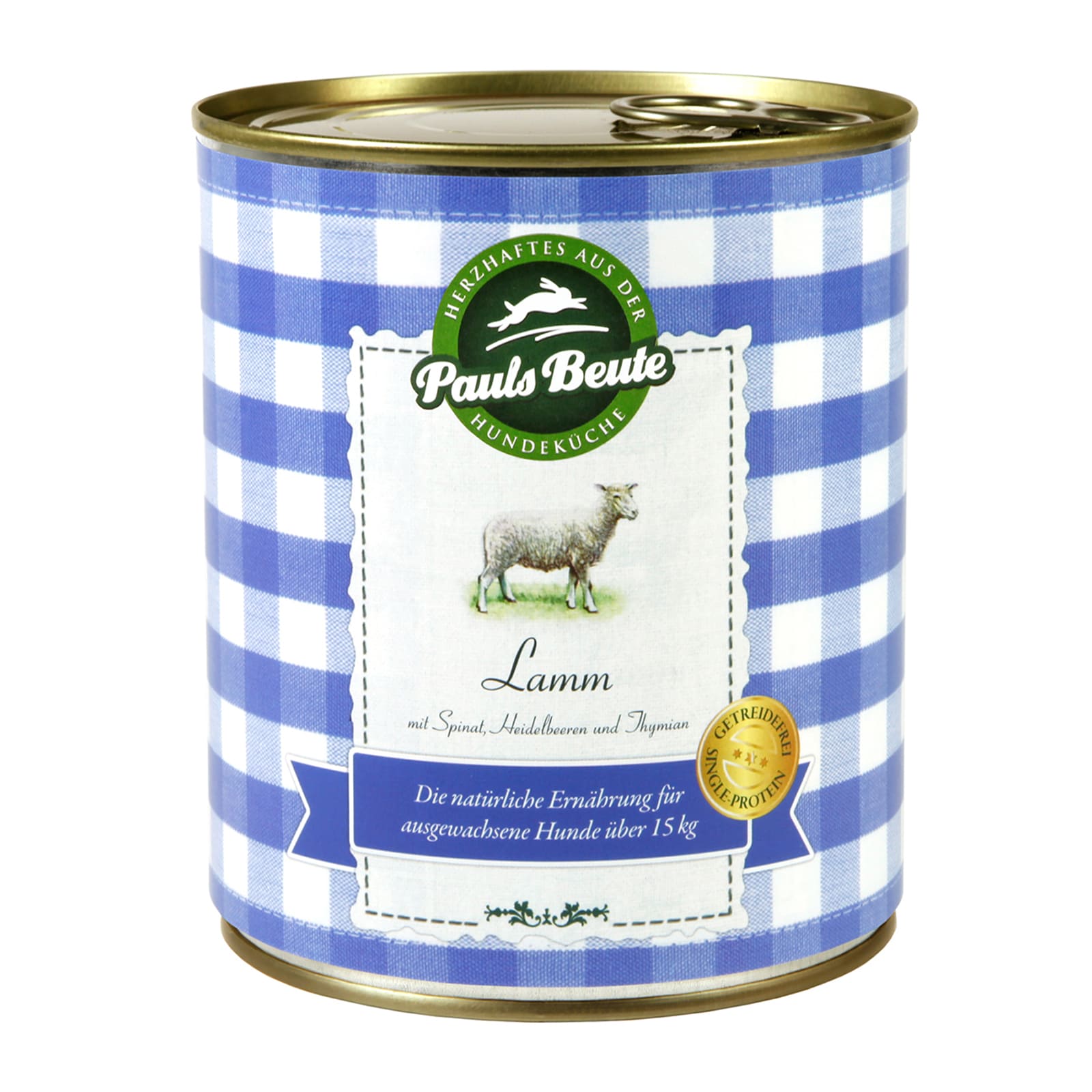 Große Blaue Dose Lamm