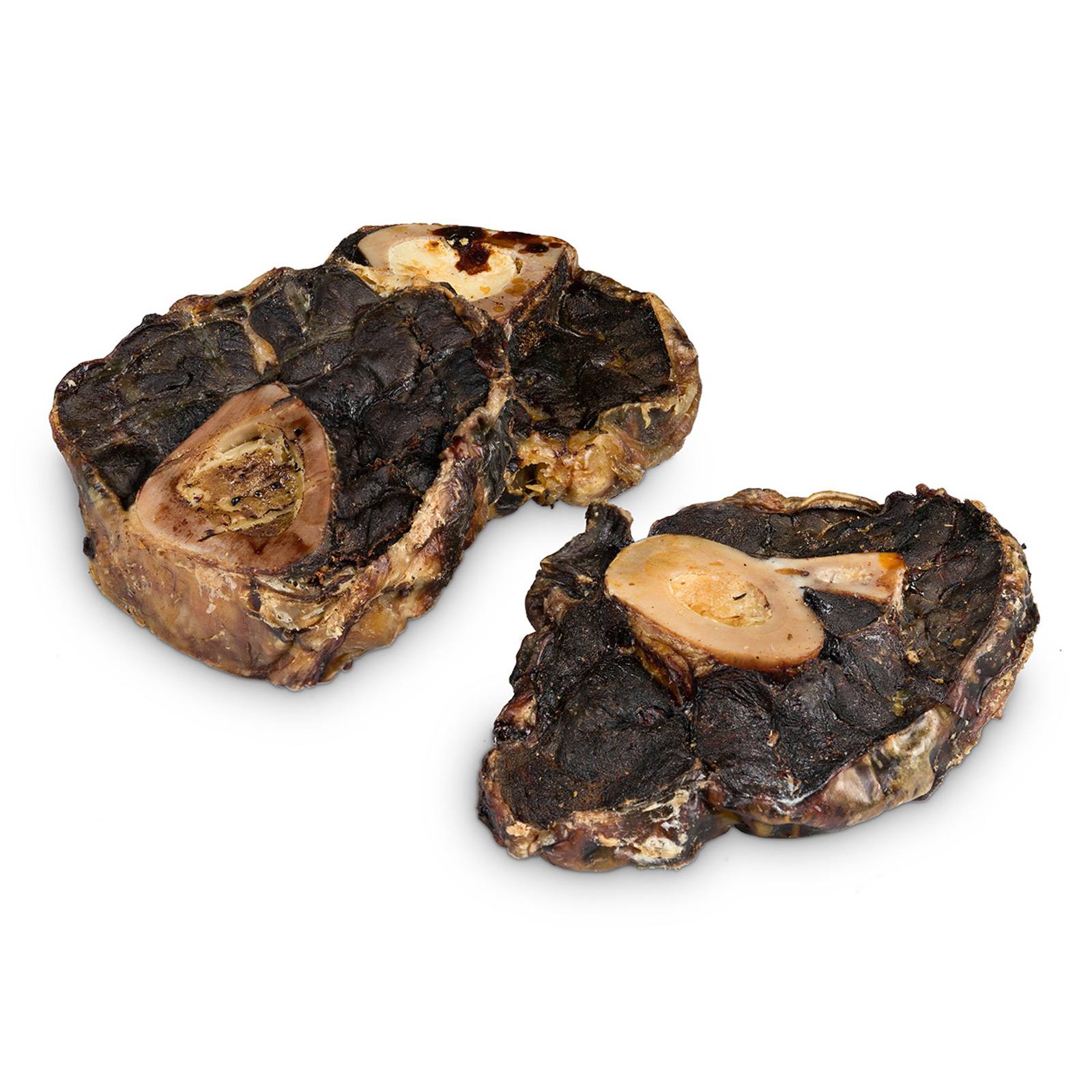 2 getrocknete Rinderbeinscheiben