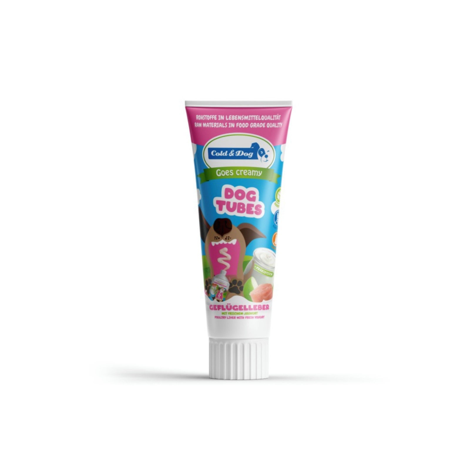 Dog Tube Frozen Joghurt Geflügelleber