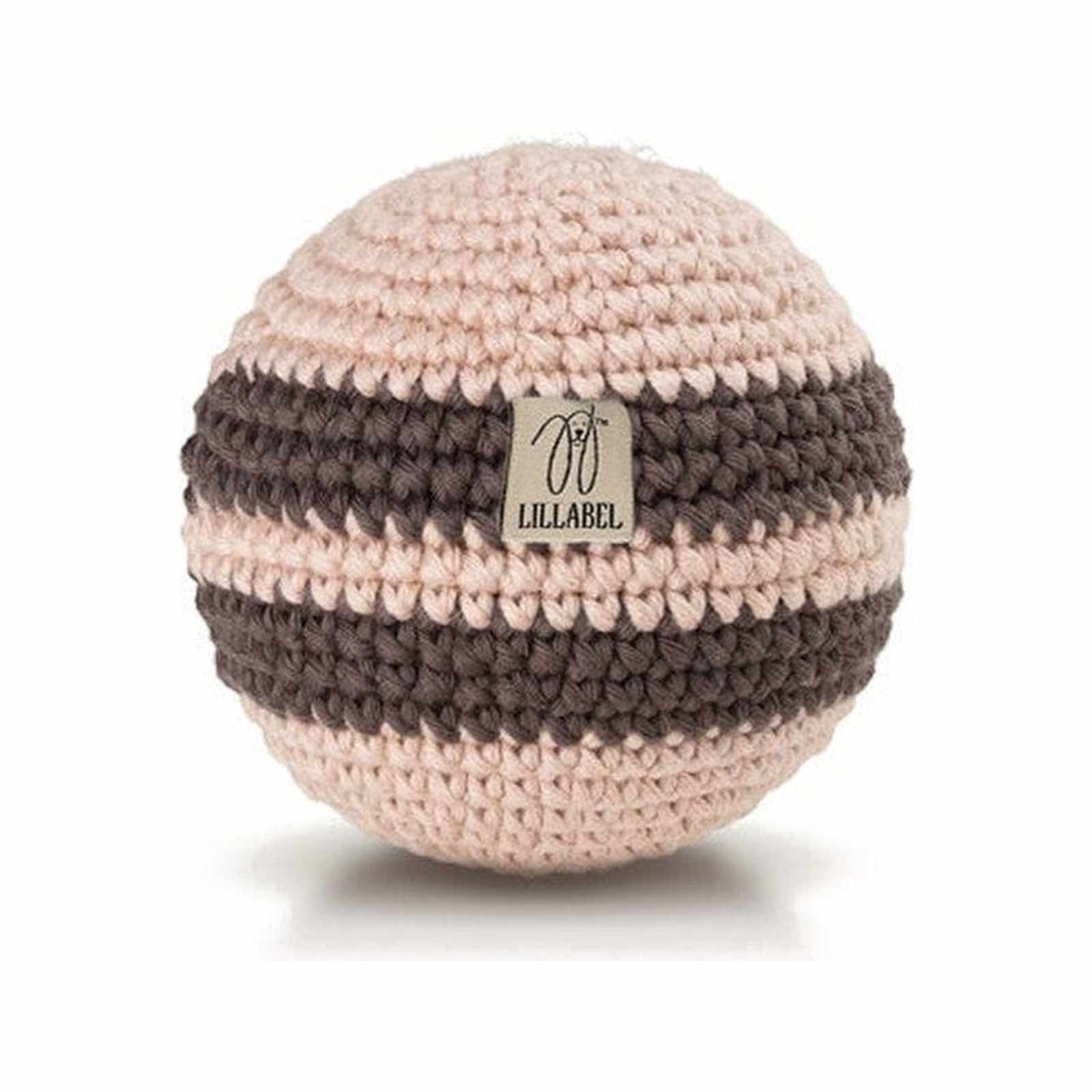 Crochet Ball Rainbow Pink von Lillabel