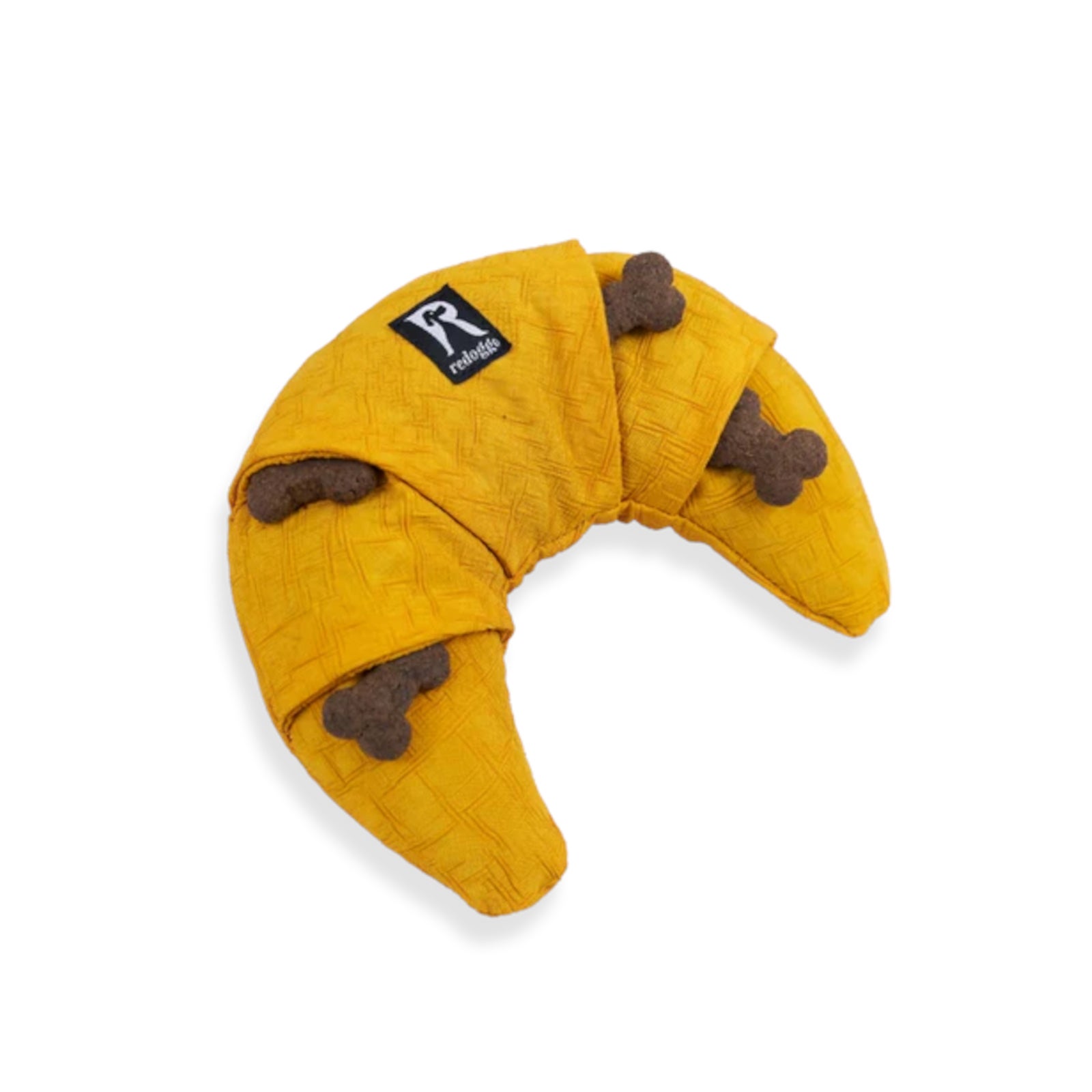 Apportierspielzeug Croissant gelb