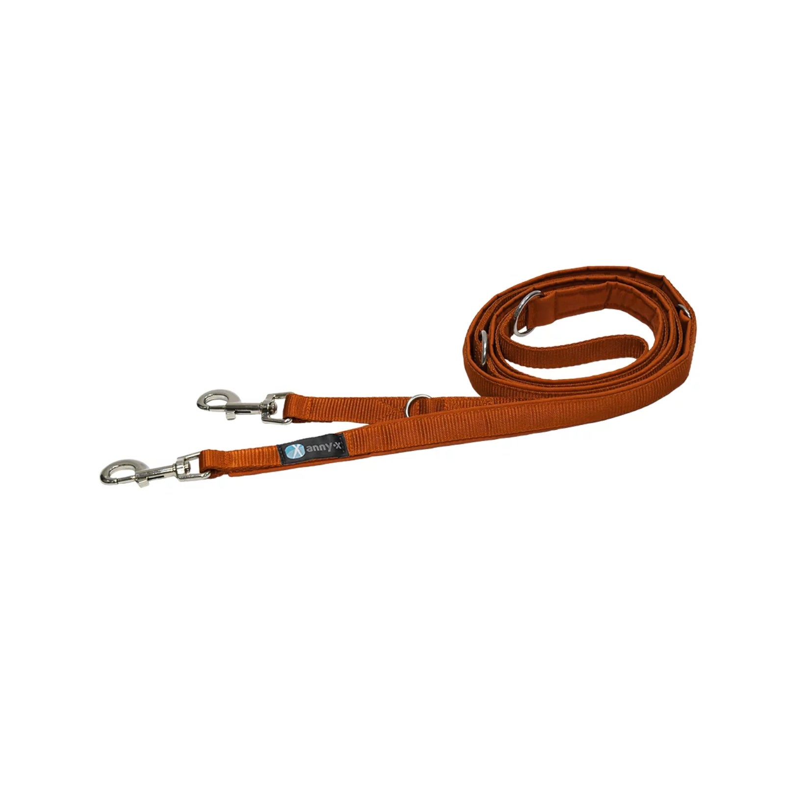 Farbe Ahorn Leine mit Metallschnallen und Ringen; Längenverstellbar