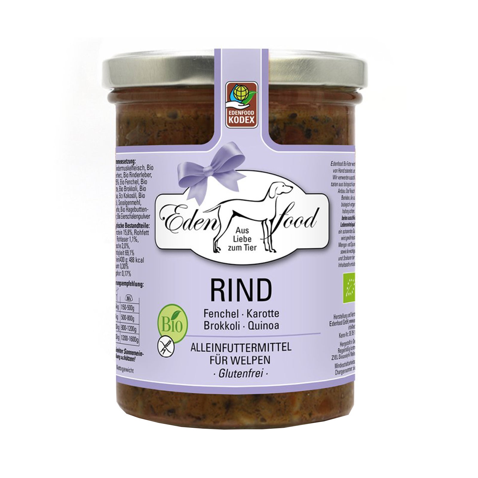 Welpenmenü Bio-Rind