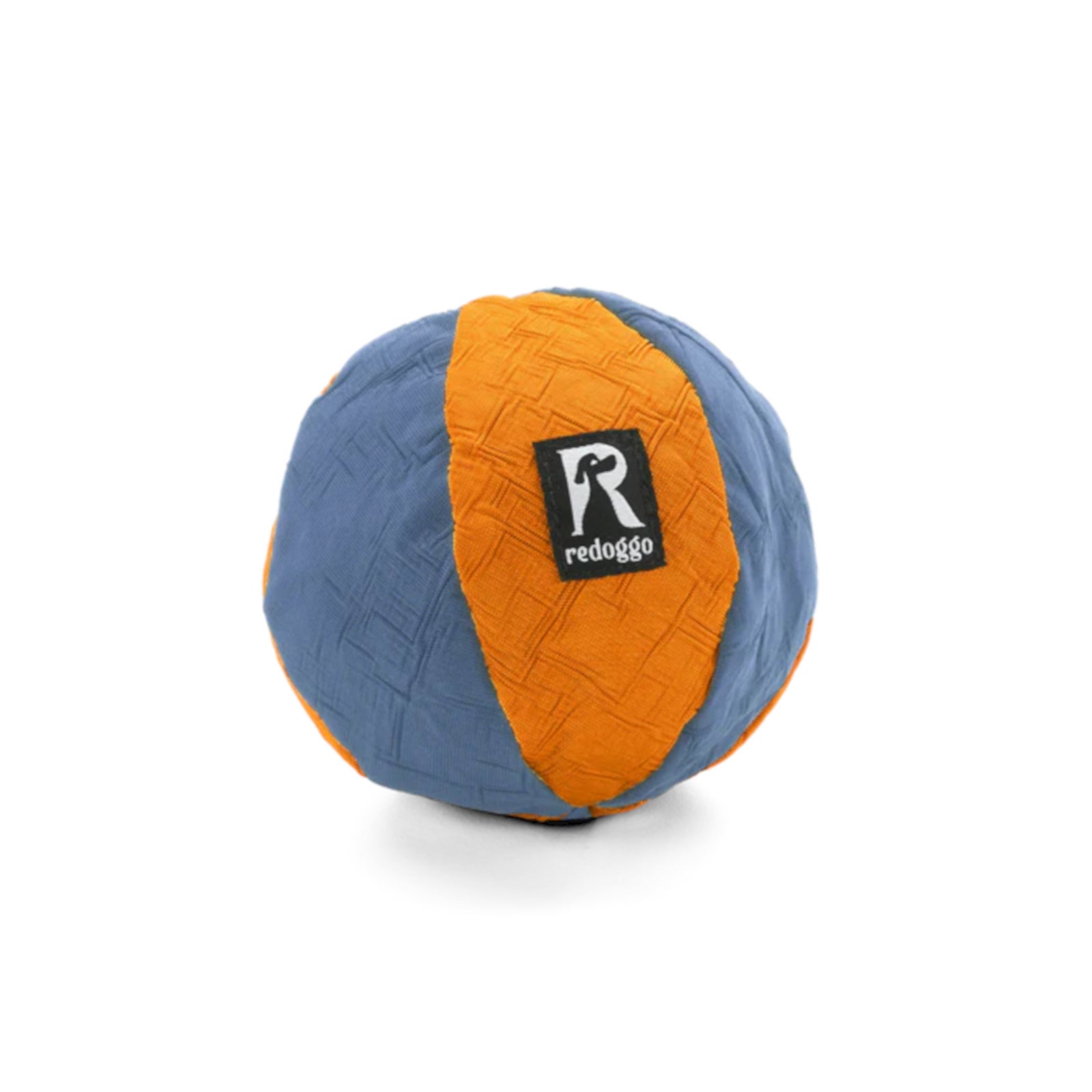 Großer und kleiner Ball für Hunde in Blau und Orange
