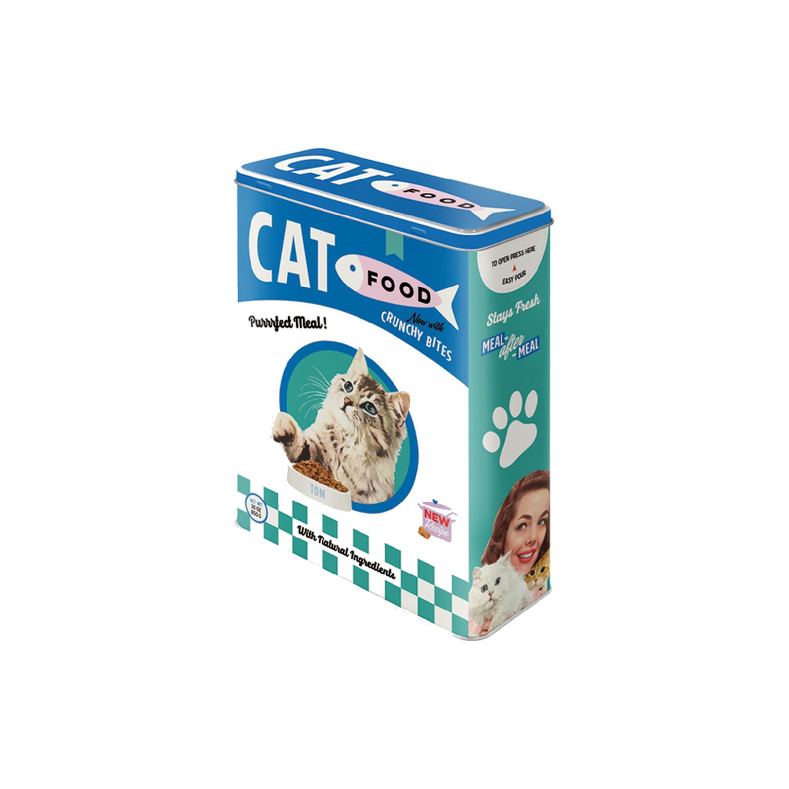 Cat Food Container Crunchy Bites