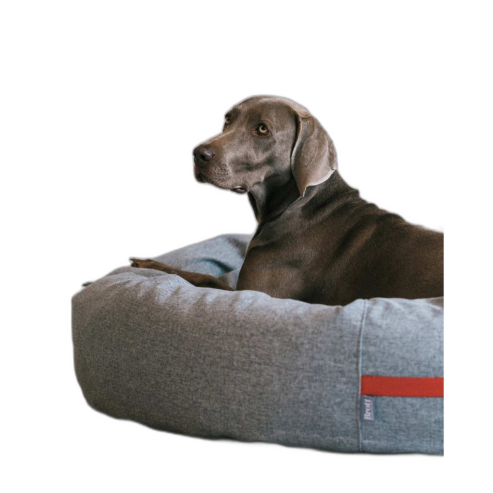 Hundebett Round Grey