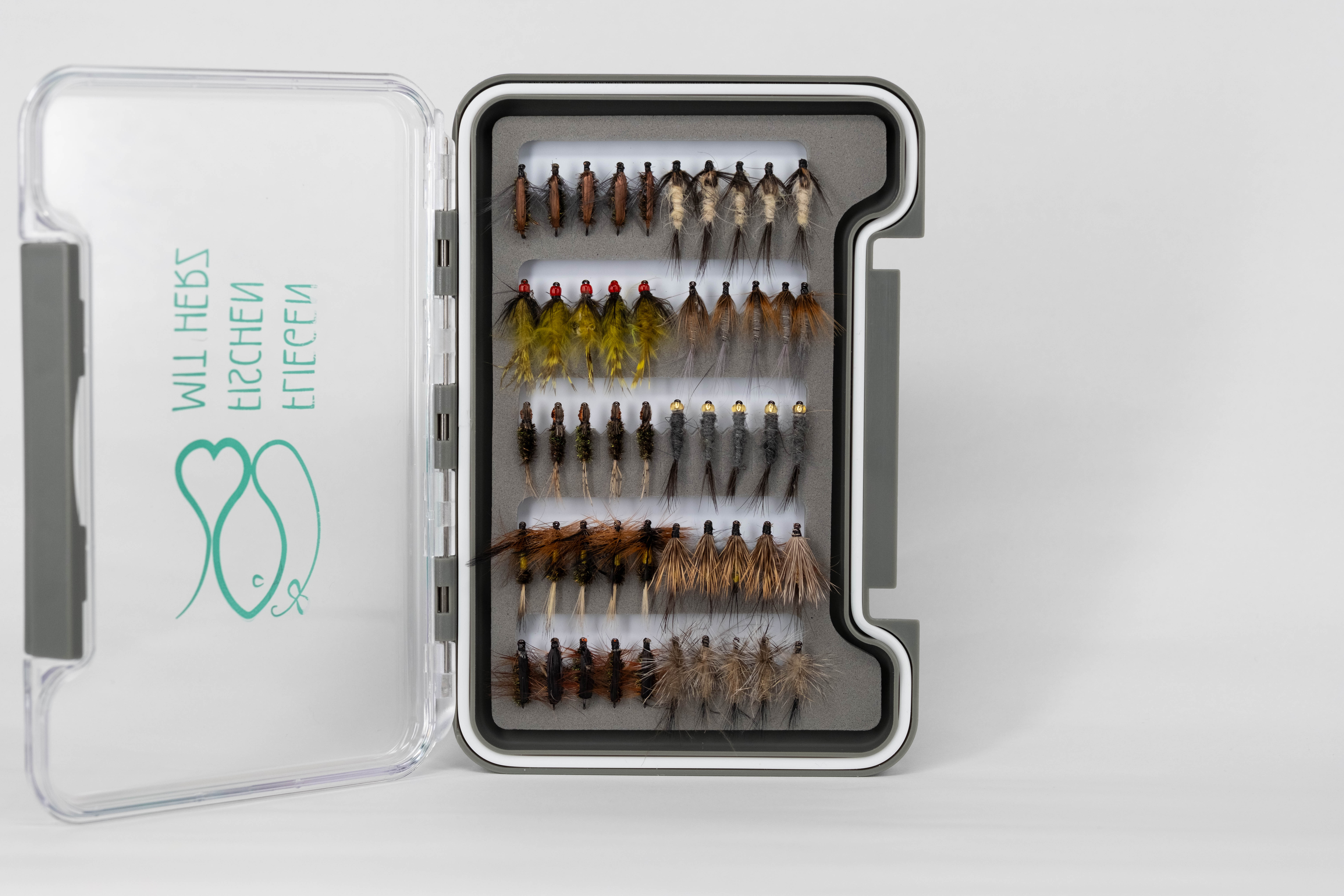 Inn Barbless-Fliegen Box Inn Barbless-Fliegen Box