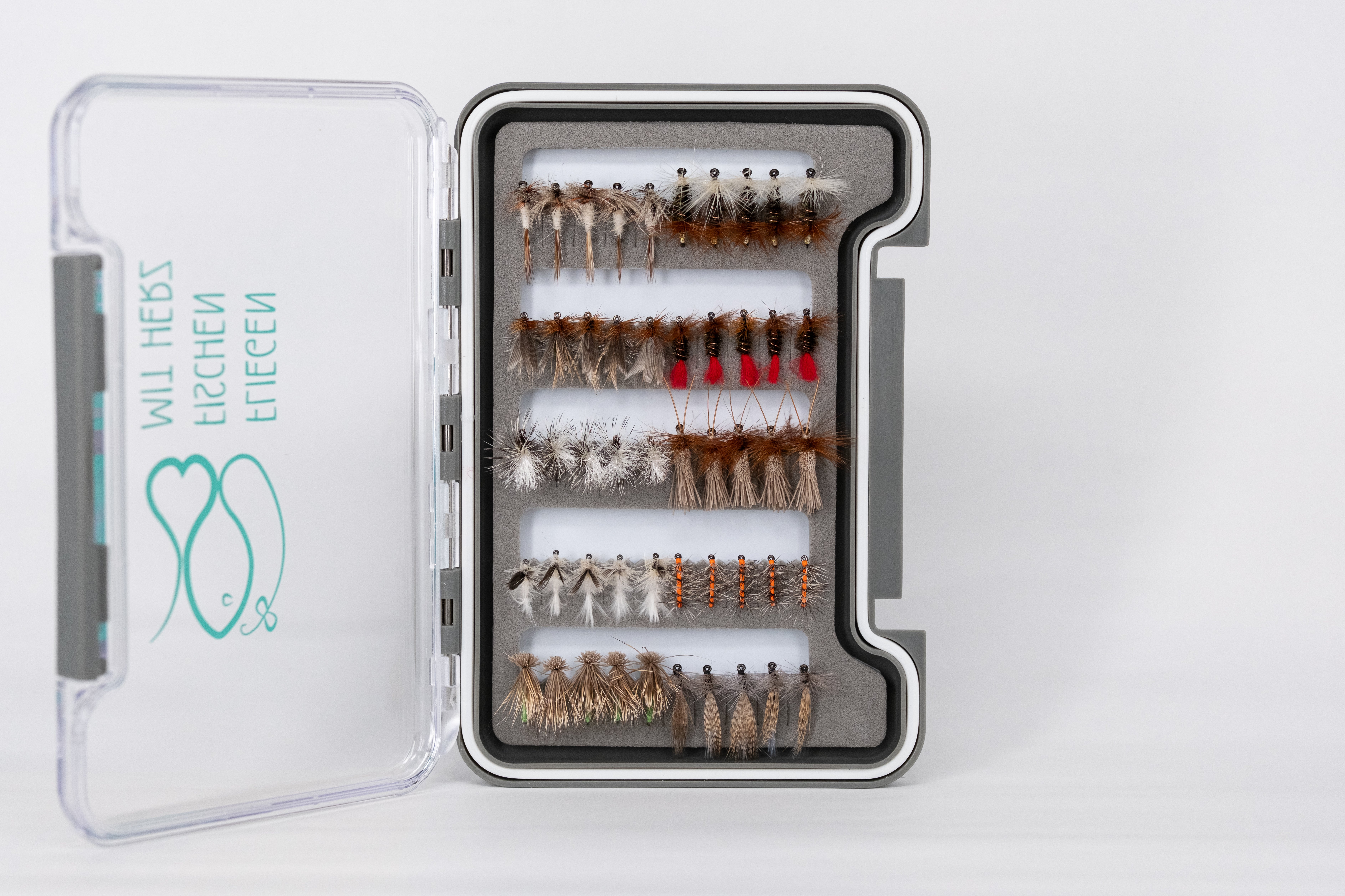 Äschen-Trockenfliegen Box Äschen-Trockenfliegen Box