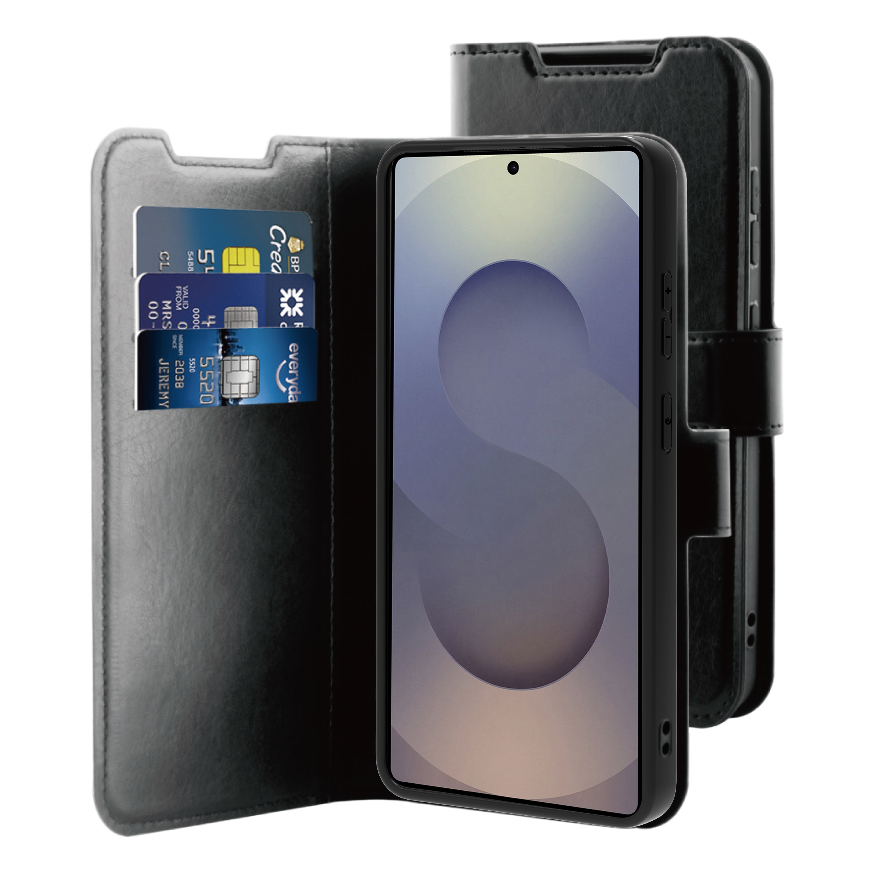 BeHello Samsung Galaxy S26 Ultra Gel wallet case zwart