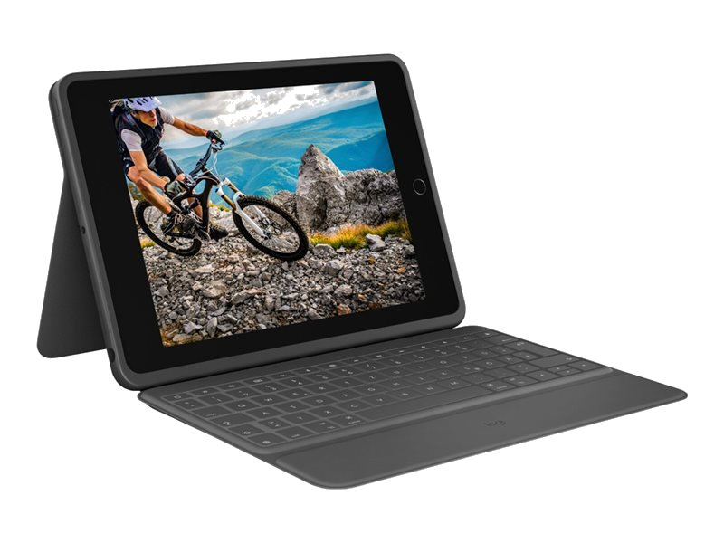 Logitech iPad (10e generatie) Rugged folio toetsenbordcase QWERTY zwart