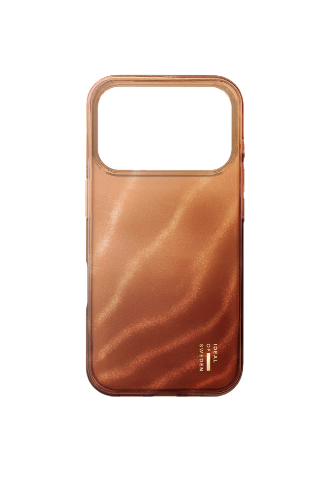 iDeal of Sweden iPhone 17 Pro Glitter glow case met magnetische ring mocha mousse