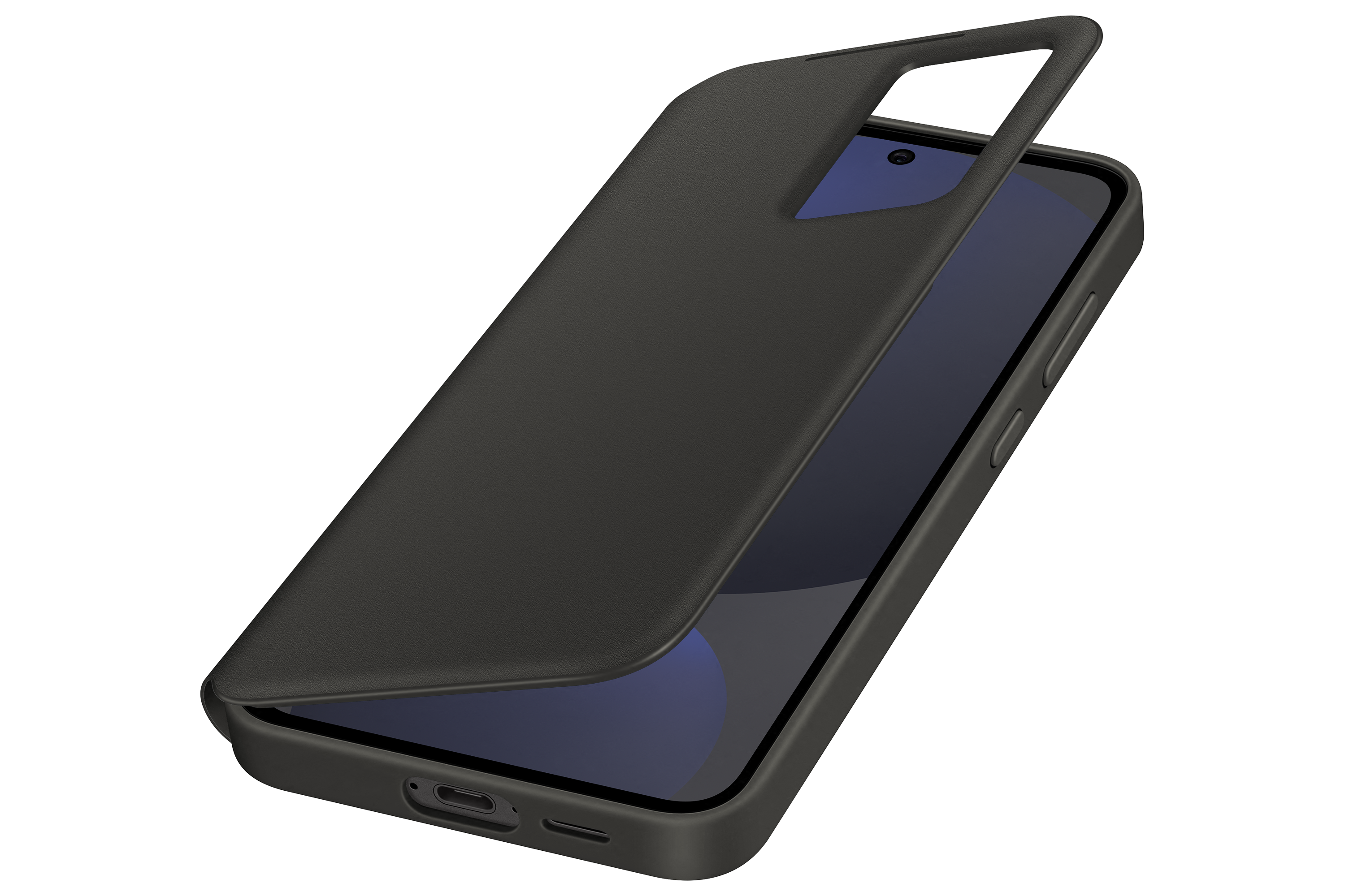 Samsung Galaxy S24 FE Smart view wallet case zwart