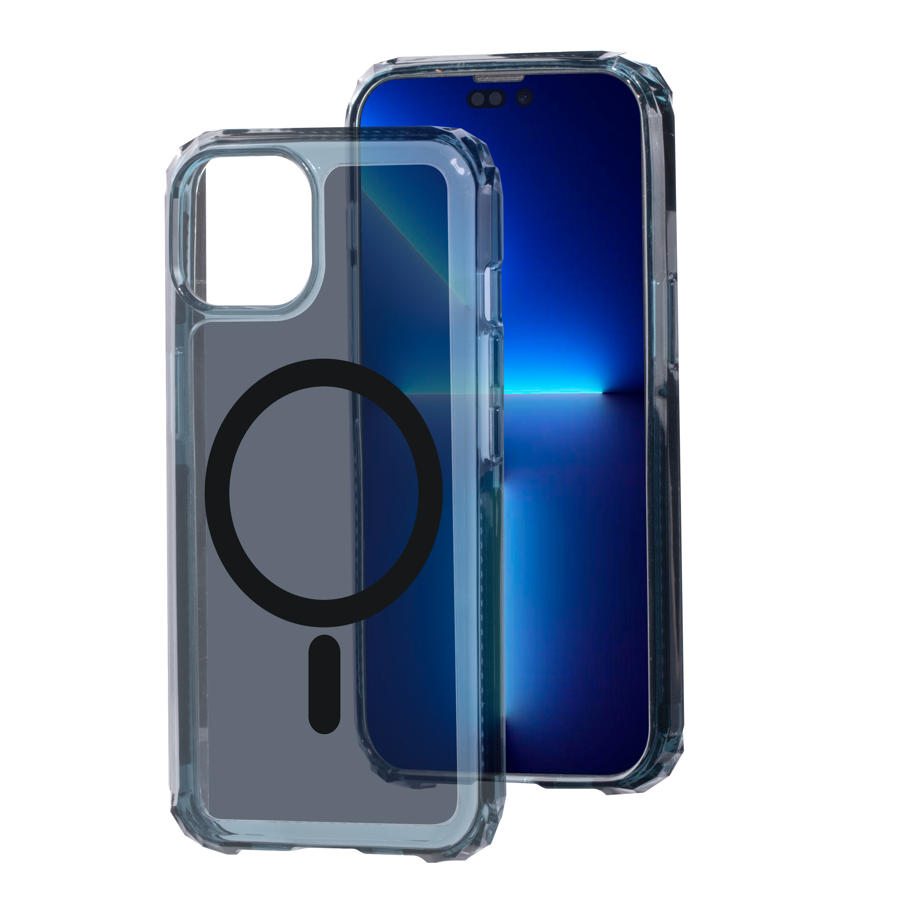 SoSkild iPhone 14 Pro Defend heavy impact case met magnetische ring grijs