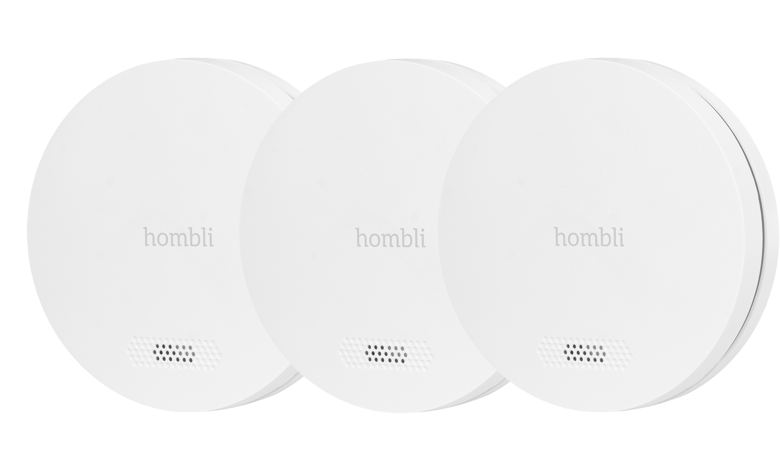Hombli Slimme rookmelder 3 pack wit