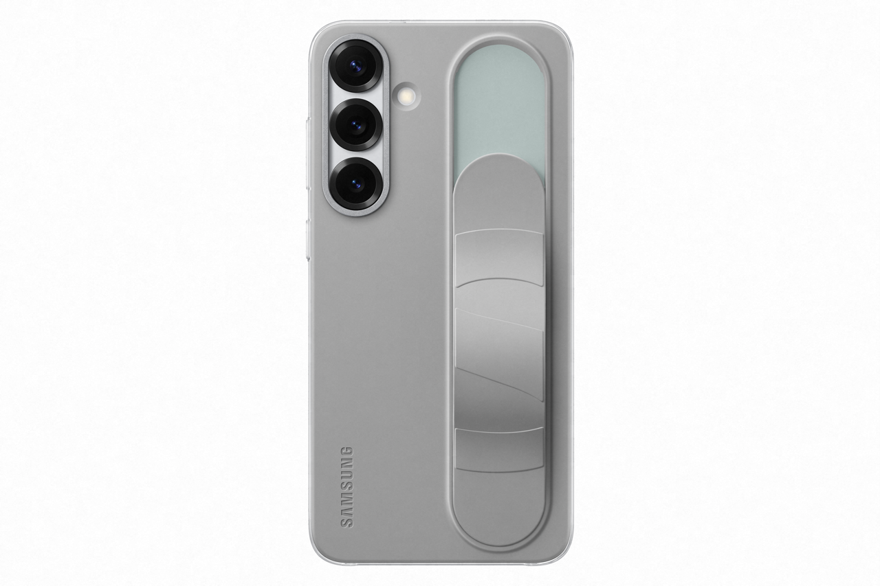 Samsung Galaxy S25+ Standing grip case grijs