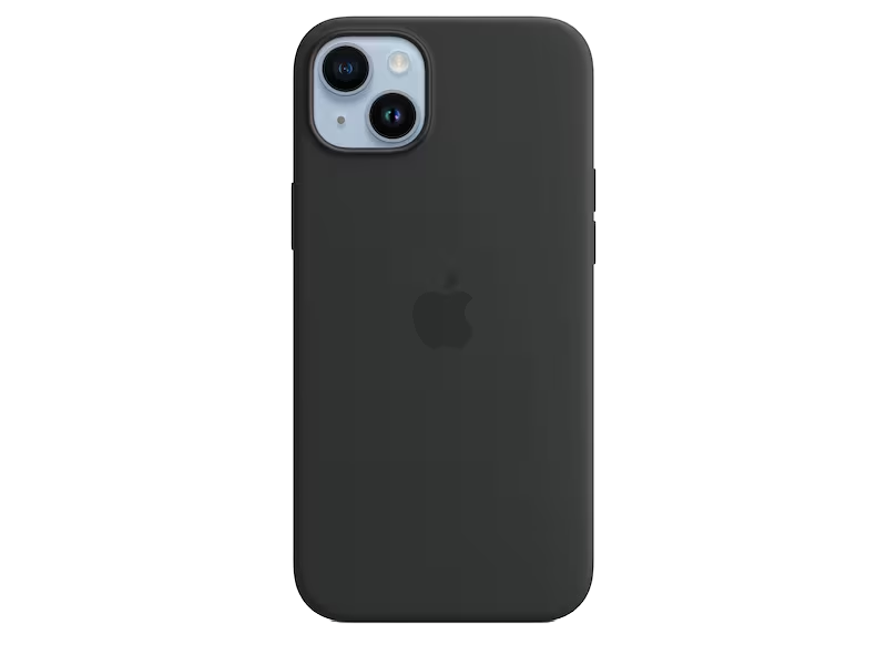 Apple iPhone 14 Plus Silicone case met MagSafe midnight