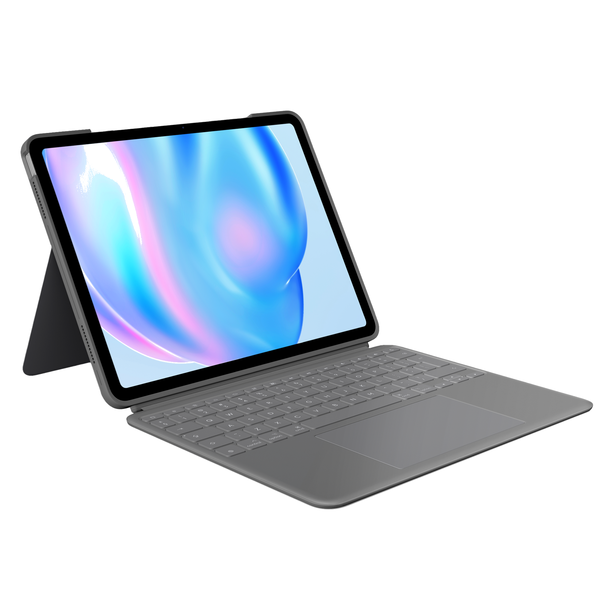 Logitech iPad Air 13 inch (M2) Combo touch toetsenbordcase UK grijs