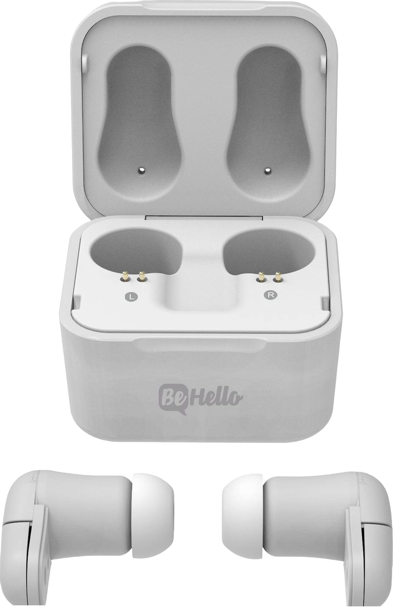 BeHello Draadloze oordopjes wit