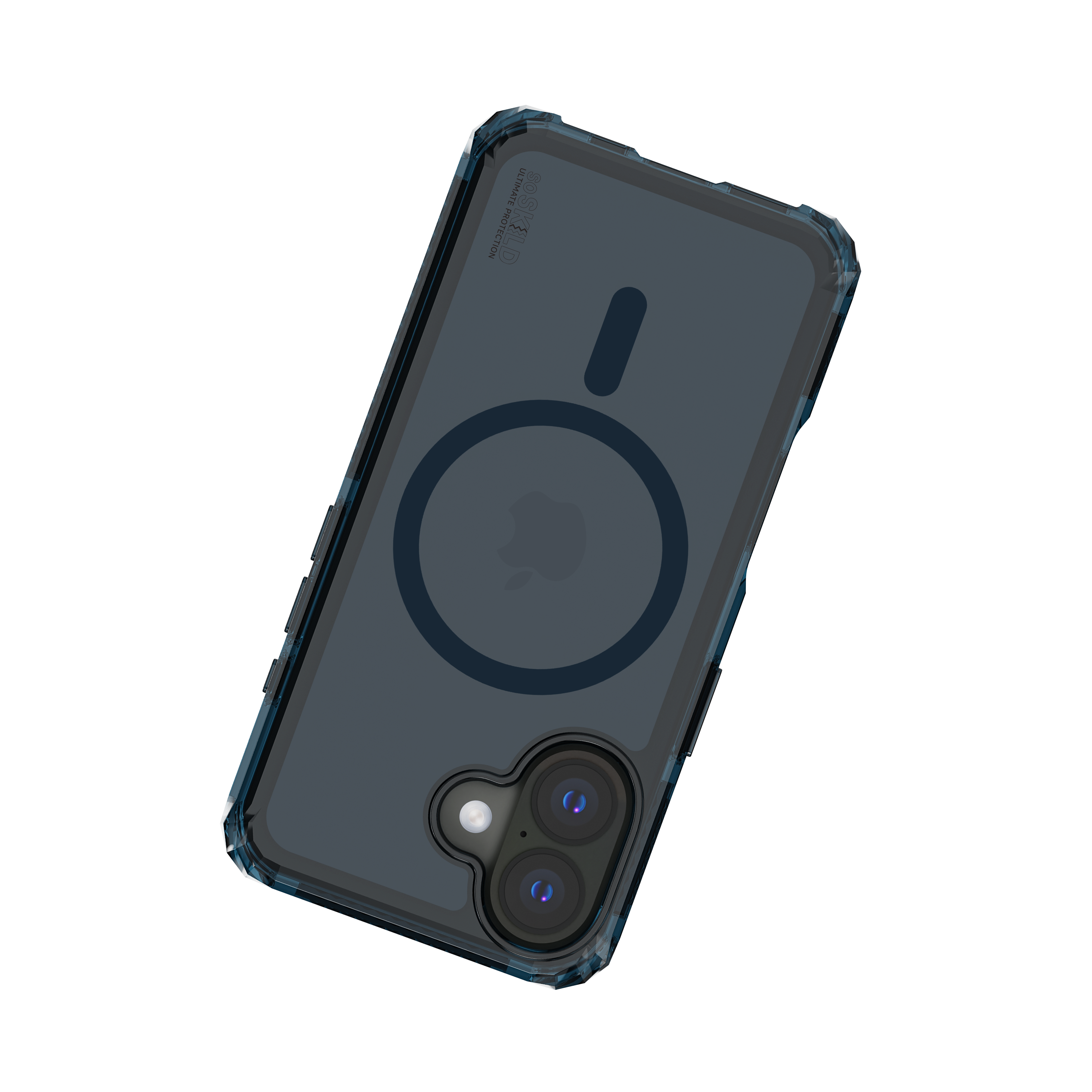 SoSkild iPhone 16 Defend heavy impact case met magnetische ring grijs